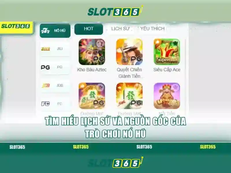 Slot365: Khám phá nền tảng máy đánh bạc trực tuyến hàng đầu